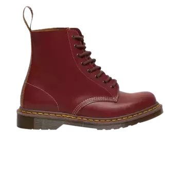 Ботинки Dr. Martens 1460 Vintage Made In England Lace Up Boot Oxblood Quilon, красный