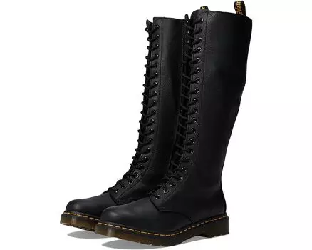 Ботинки Dr. Martens 1B60 20-Eye Zip, цвет Black Virginia