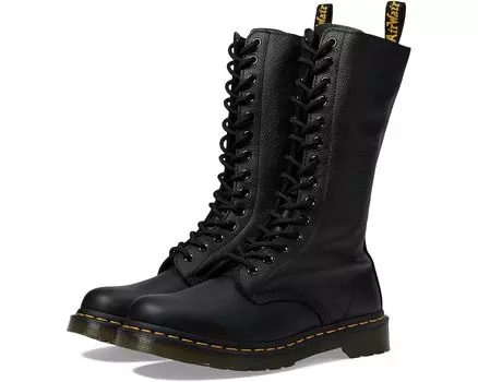 Ботинки Dr. Martens 1B99 14-Eye Zip, цвет Black Virginia