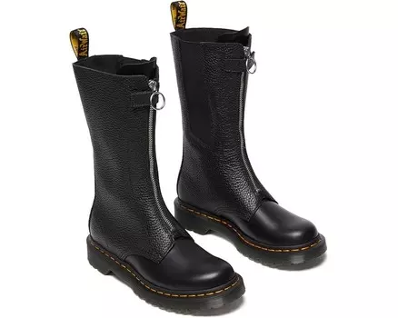 Ботинки Dr. Martens 1B99 Front Zip Leather Mid Calf Boots, черный