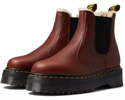 Ботинки Dr. Martens 2976 Quad Abruzzo Waterproof, цвет Brown Abruzzo Waterproof