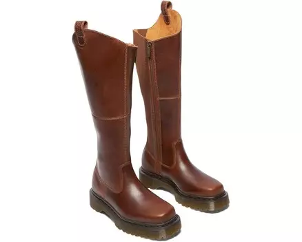 Ботинки Dr. Martens Amaayah Hi Leather Bex Riding Boots, цвет Butterscotch