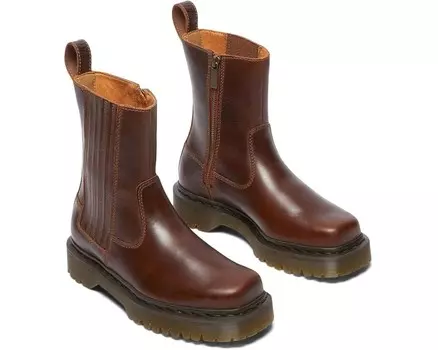Ботинки Dr. Martens Amaayah Lo Leather Bex Pull-On Boots, цвет Butterscotch