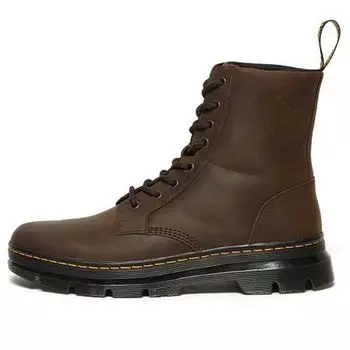 Ботинки Dr. Martens Combs Leather Men's 8 Eye Combat Boots Brown 26006207
