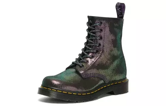 Ботинки Dr.Martens Dr.Martens 1460 Disco Iridescent Suede Lace Up Boots 'Purple' Women's