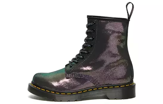 Ботинки Dr.Martens Dr.Martens 1460 Disco Iridescent Suede Lace Up Boots 'Purple' Women's