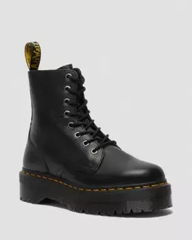 Ботинки Dr. Martens Jadon III на кожаной платформе Pisa, цвет Black — Pisa