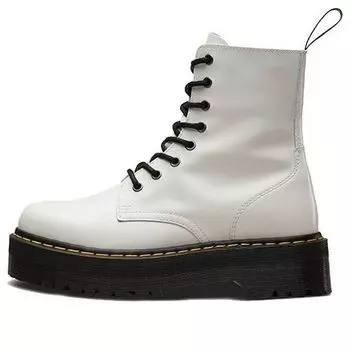 Ботинки Dr. Martens Jadon Smooth Leather Platform Boot 'White' 15265100, белый