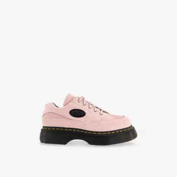 Ботинки Dr. Martens кожаные с люверсами, розовый