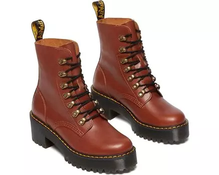 Ботинки Dr. Martens Leona, цвет Saddle Tan