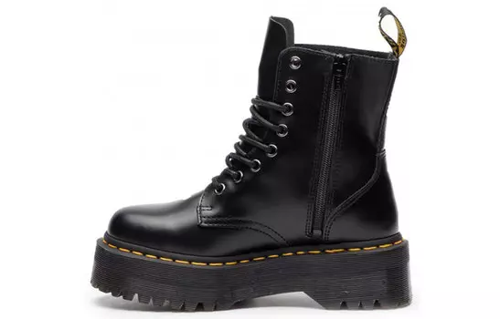 Ботинки Dr.Martens Jadon Platform Boots Black Smooth Leather Women's