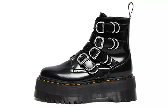 Ботинки Dr.Martens Jadon Max Hdw 4 Strap Boot Black Women's