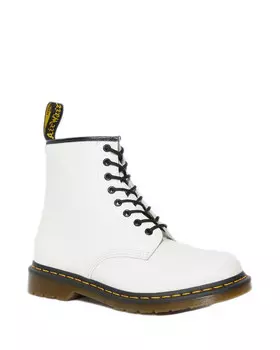 Ботинки Dr. Martens на плоской подошве, белый