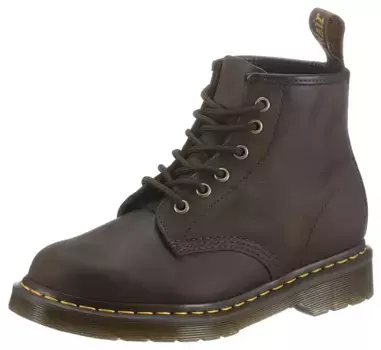 Ботинки DR. MARTENS на шнуровке "6 Eye Boot" с мягкой подошвой, коричневый