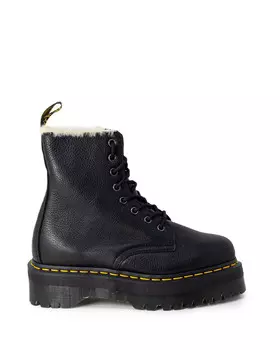 Ботинки Dr. Martens с мехом, черный