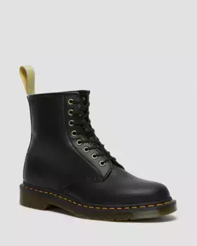 Ботинки Dr. Martens Vegan 1460 Felix на шнуровке, цвет Black — Felix Rub Off
