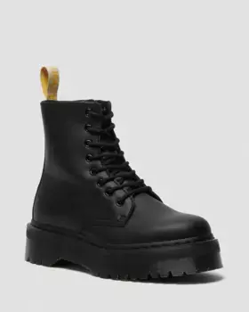 Ботинки Dr. Martens Vegan Jadon II моноплатформы, цвет Black — Felix Rub Off