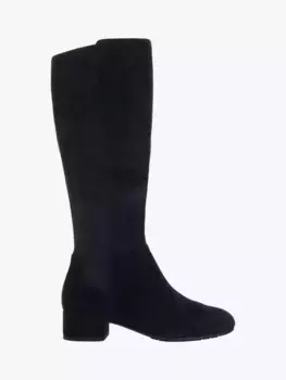 Ботинки Dune Tayla Wide Fit Suede Knee High, темно-синий