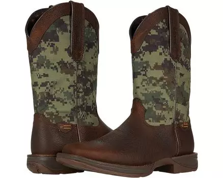 Ботинки Durango Rebel 11" Western, цвет Dark Brown/Green Digital Camo