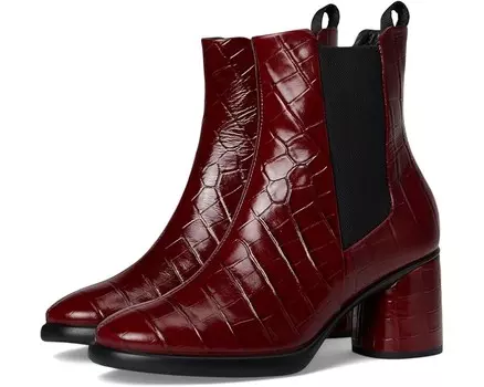 Ботинки ECCO Sculpted Luxery 55MM Modern Sleek Chelsea Boot, цвет Brick Reptile Print
