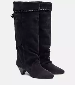 Ботинки Elita 55 из замши Isabel Marant, Faded Black
