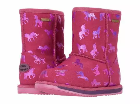 Ботинки EMU Australia Kids Rainbow Unicorn Brumby (Toddler/Little Kid/Big Kid)