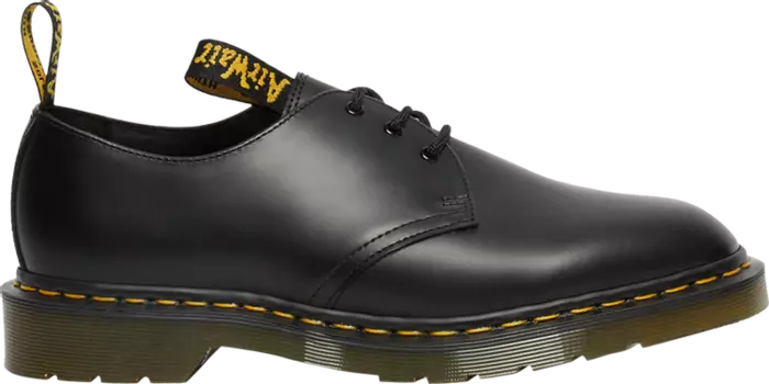 Ботинки Engineered Garments x 1461 Black Smooth, черный