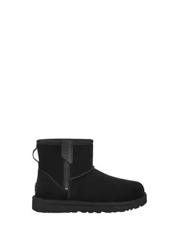 Ботинки eskimo classic mini bailey zip женские черные Ugg