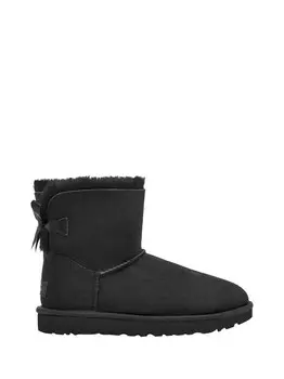 Ботинки eskimo mini bailey bow ii женские черные Ugg