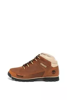 Ботинки Euro Sprint Hiker из нубука с текстилем Timberland, коричневый