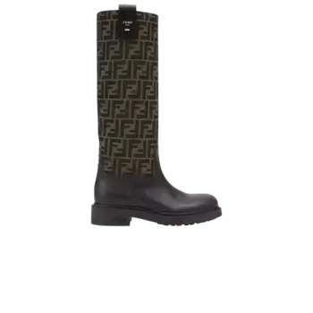 Ботинки Fendi Wmns Filo Boot FF Motif - Brown, коричневый