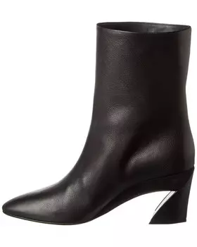 Ботинки Ferragamo из кожи и замши Salvatore Ferragamo, черный