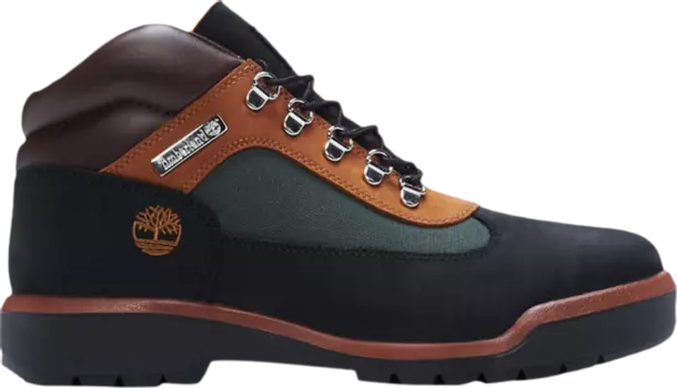 Ботинки Field Boot Black Brown Green, черный