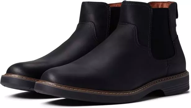 Ботинки Florsheim Norwalk Plain Toe Gore Boot, цвет Black Crazy Horse Leather