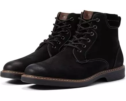 Ботинки Florsheim Norwalk Plain Toe Lace-Up, цвет Black Milled Nubuck