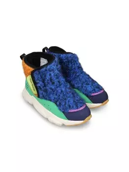 Ботинки FLOWER MOUNTAIN KIDS со вставками, синий