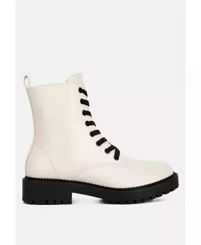 ботинки Forter из искусственной кожи на шнуровке London Rag, бежевый