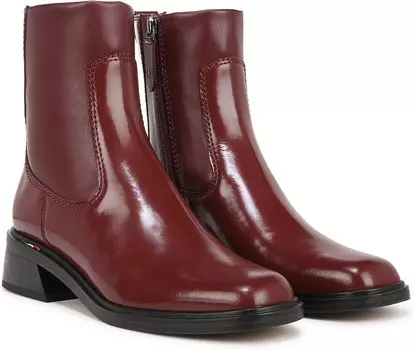 Ботинки Franco Sarto Gracelyn, цвет Berry Red Leather/Faux Leather