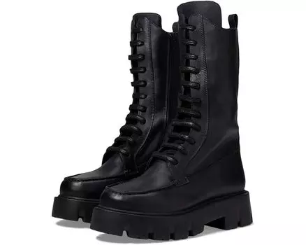 Ботинки Free People Jones Lug Sole Lace-Up Boot, черный