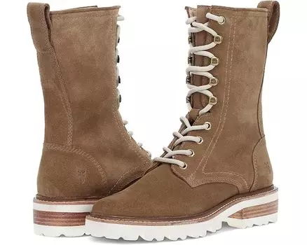 Ботинки Frye Olivia Combat, цвет Almond