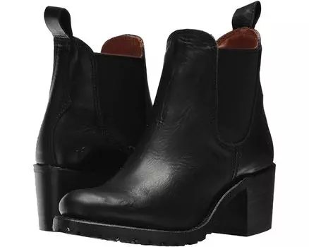 Ботинки Frye Sabrina Chelsea, цвет Black Oil Tanned Full Grain