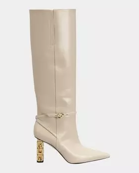 Ботинки G Cube из телячьей кожи с пряжкой до щиколотки Givenchy, цвет Natural Beige