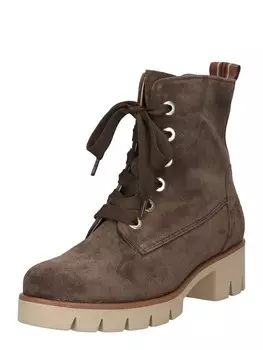 Ботинки GABOR Lace-Up Ankle Boots, темно-коричневый