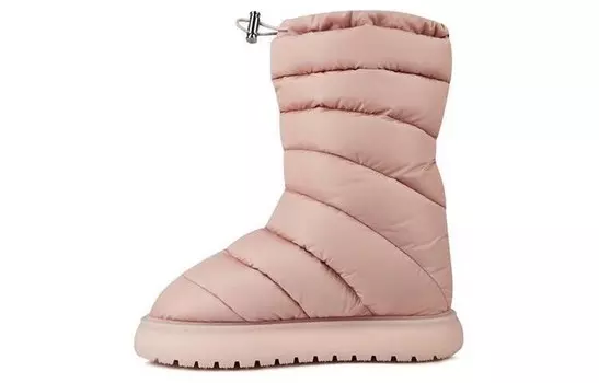 Ботинки Gaia с логотипом и нашивкой Moncler, розовый