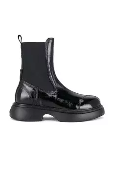 Ботинки Ganni Everyday Chelsea, цвет Black & Black Tonal