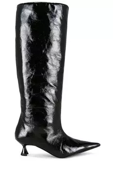 Ботинки Ganni Soft Slouchy, черный