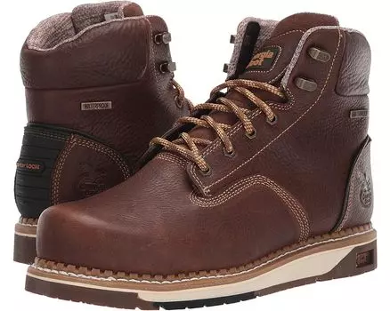 Ботинки Georgia Boot AMP LT Wedge 6" Work, цвет Light Brown