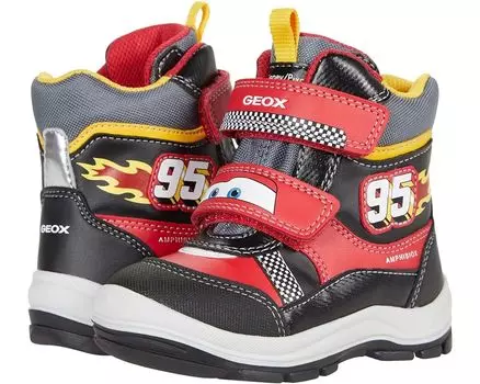 Ботинки Geox Disney Cars Flanfil Babx4, красный/черный