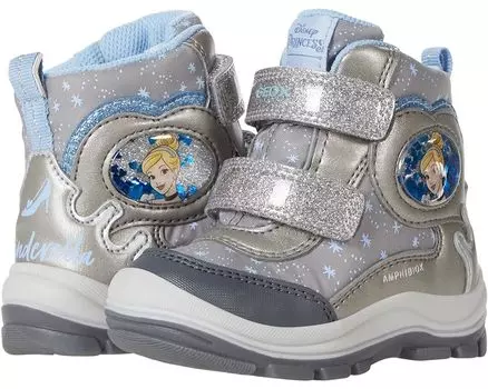 Ботинки Geox Disney Princess Flanfil Babx4, цвет Dark Silver
