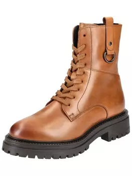 Ботинки GEOX Lace-Up Ankle Boots, цвет Cognac/Light brown